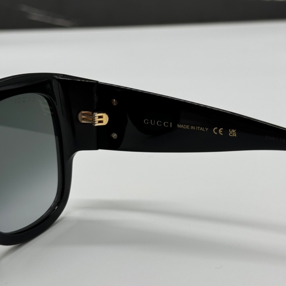 NEW GG1407S 001 OVERSIZED BLACK GREY WOMEN SUNGLASSES GUCCI